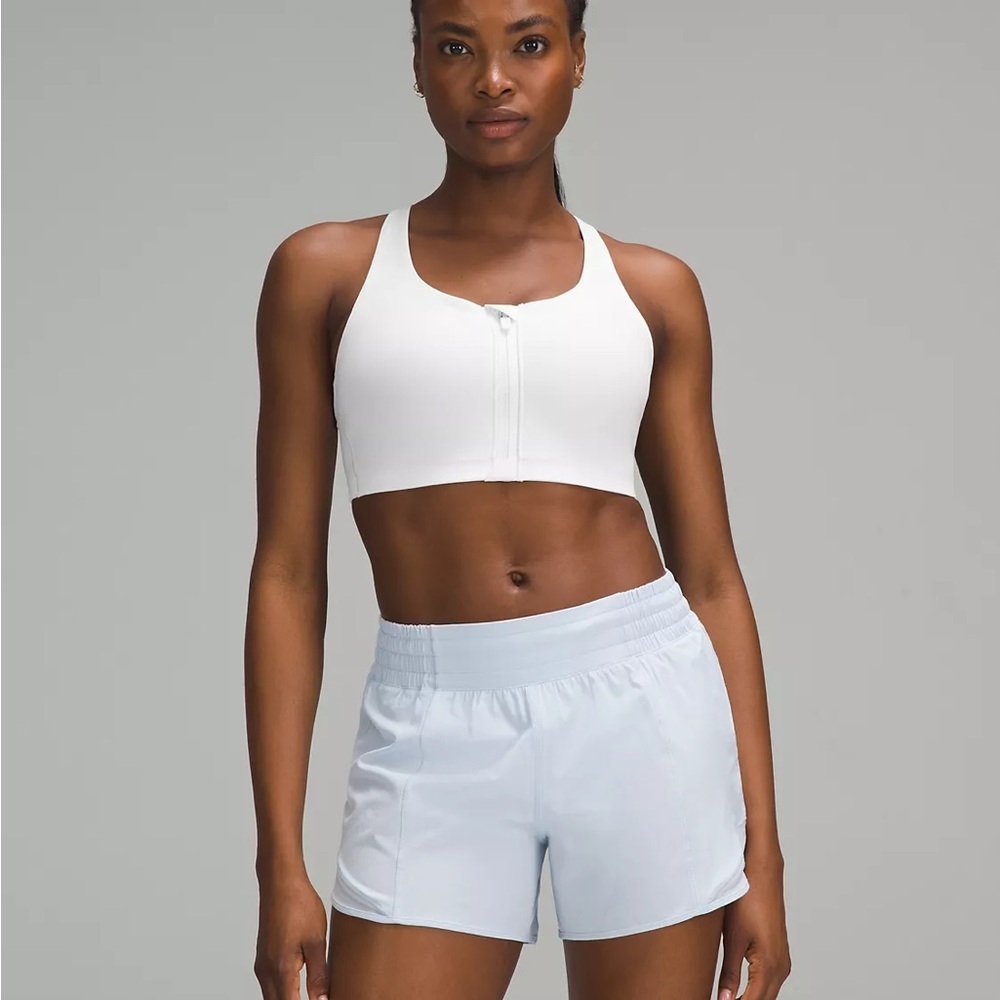 lululemon Energy Zip-Front Bra
High-Support White 38DD Like New